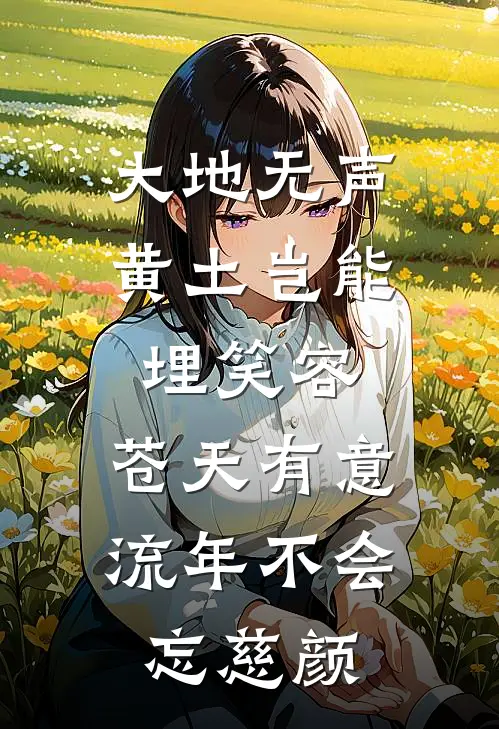 大地无声黄土岂能埋笑容,苍天有意流年不会忘慈颜