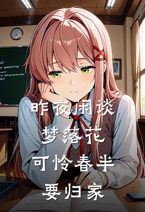 昨夜闲谈梦落花,可怜春半要归家