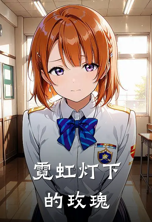 霓虹灯下的玫瑰